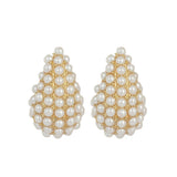 Shell Pearl Drop Gold plated Earrings