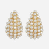 Shell Pearl Drop Gold plated Earrings