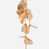 Rose Gold Floral plated Long Earrings