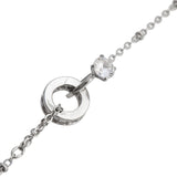 Silver Orbit Crystal Bracelet