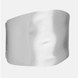 Silver Boho Hammered  Cuff