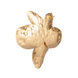 18k Gold Plated Floral Long Dangling Earrings