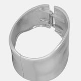 Silver Boho Hammered  Cuff