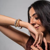 Van cleef  gold diamond studded Bracelet
