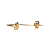 Gold Knot Bracelet Cuff