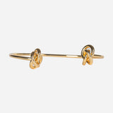 Gold Knot Bracelet Cuff