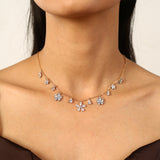 Floral Charm Gold Plated Antitarnish Pendant