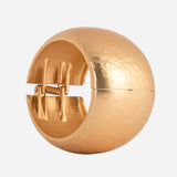 Flat Matte Finish Gold plated Bangle Cuff