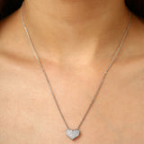 Silver Heart Pendant Necklace