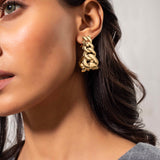 Link Gold plated Earrings