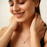 Silver Heart Pendant Necklace
