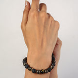 The Volcanic Shield & Pyrite Bracelet