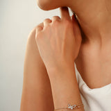 Gold Butterfly Charm Bracelet
