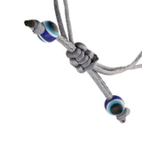 Grey Evil Eye Bracelet