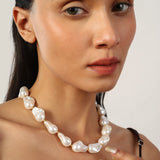 Pearls Gold Plated Necklace With Adjustable Chain