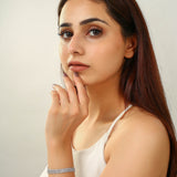 Celestia Crystal Row Bracelet