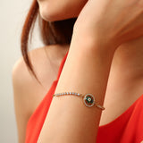 Gold Iridescent Hamsa Bracelet