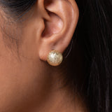 Shell Pearl Stud Earrings