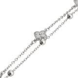 Silver Floral Charm Bracelet