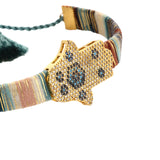 Teal Tassel Bracelet