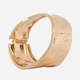 Twisted 18k Gold Plated Bangle Cuff