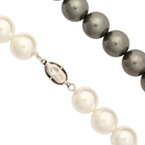 Black & White Ombre Pearl Necklace