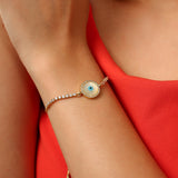 Gold Lunar Gaze Bracelet
