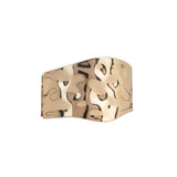 Twisted 18k Gold Plated Bangle Cuff