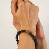 The Grounded Soul Matte Black Bracelet
