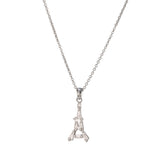 Silver Paris Pendant Necklace
