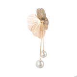 Floral with pearls Gold plated Earrings