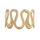 Twine Matte Gold plated Bangle Cuff