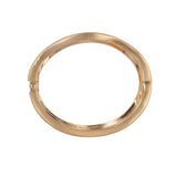 Bijoux Matte Finish Gold plated Bangle