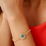 Gold Celestial Mosaic Bracelet