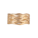 Bijoux Matte Finish Gold plated Bangle