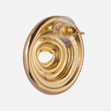 Gold plated Coil Earrings