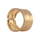 Juilie Matte Finish Gold plated Bangle