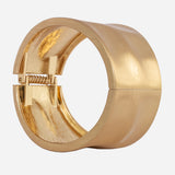 Juilie Matte Finish Gold plated Bangle