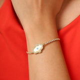 Gold Hamsa Bracelet