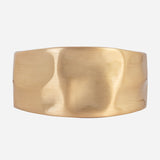Juilie Matte Finish Gold plated Bangle