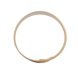 Serpentine Matte Finish Gold plated Bangle