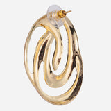 Gold 18k plated Coil Earrings