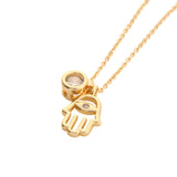 Gold Evil Eye Pendant Necklace
