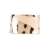 Square 18k Gold Plated Bangle Cuff