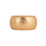 Flat Matte Finish Gold plated Bangle Cuff