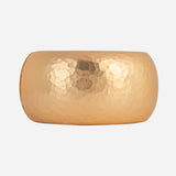 Flat Matte Finish Gold plated Bangle Cuff