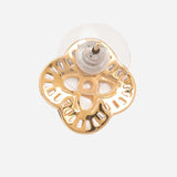 Gold Plated Earrings with Mother of Pearl & Cubic Zirconia