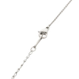 Silver Dove Pendant Pendant with Pink Stones Necklace