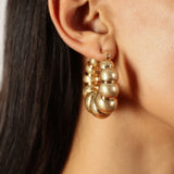 Gold Plated Antitarnish Hoops