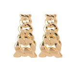 Link Gold plated Earrings